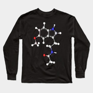 Melatonin Molecule Long Sleeve T-Shirt